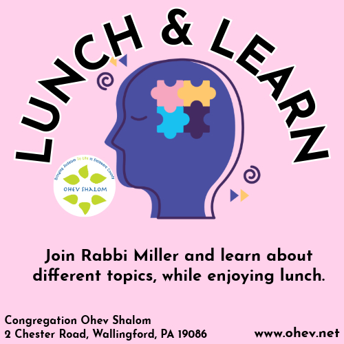 June's Lunch and Learn-LAST ONE UNTIL SEPTEMBER!