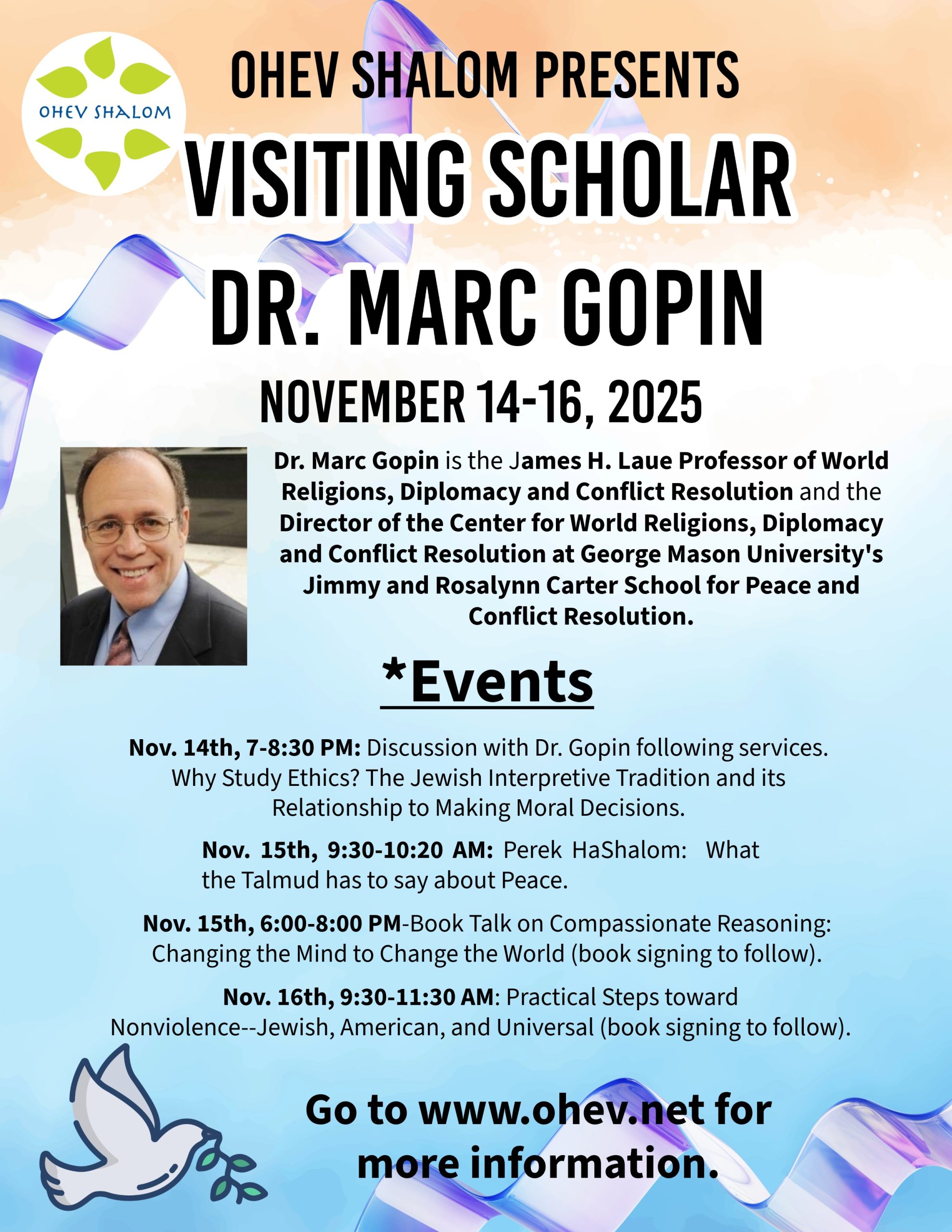 Visiting Scholar: Dr. Marc Gopin